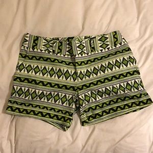 Aztec Print Shorts